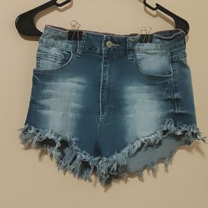 Hello Jeans Frayed Shorts